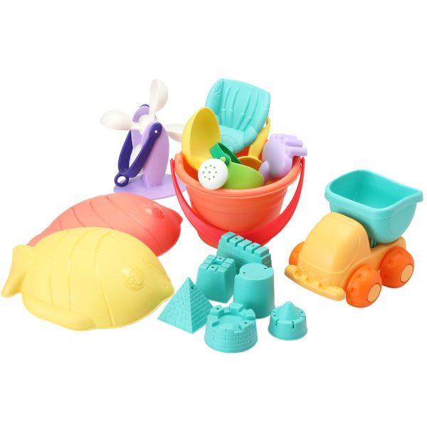 Keezi Kids Water Table Tool Kit Sand Truck Windmill Bucket Shovel Sandpit Toys on Sale