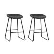 Artiss 2x Bar Stools Kitchen Dining Chairs Counter Stool PU Leather Metal Online