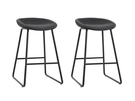 Artiss 2x Bar Stools Kitchen Dining Chairs Counter Stool PU Leather Metal Online