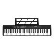 Alpha 61 Keys Foldable Electronic Piano Keyboard Digital Electric w  Carry Bag Fashion