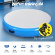 Everfit 1m Air Track Spot Inflatable Gymnastics Tumbling Mat Round W  Pump Blue Online Sale