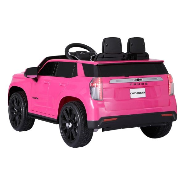 Kids Ride On Car | Licensed Chevrolet Tahoe | Electric Toys | Horn Remote | 12V | Pink Sale