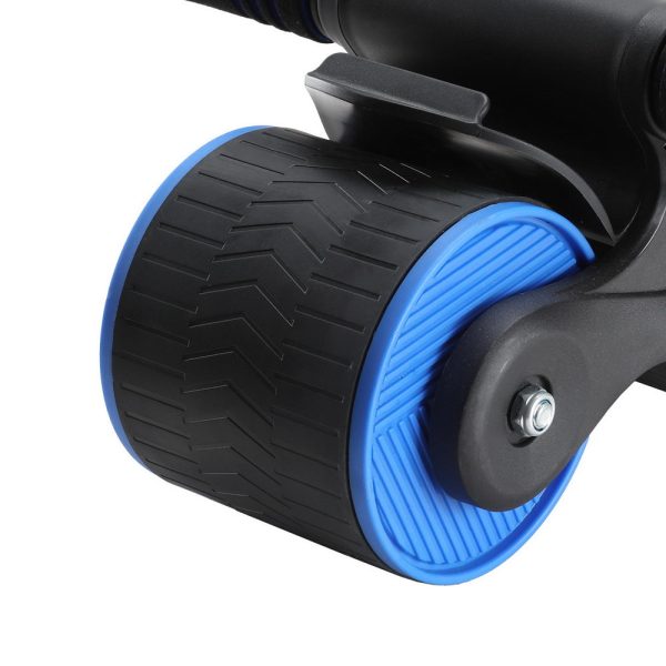 Everfit Ab Roller Automatic Rebound Abdominal Wheel Home Gym Workout Blue Online Sale