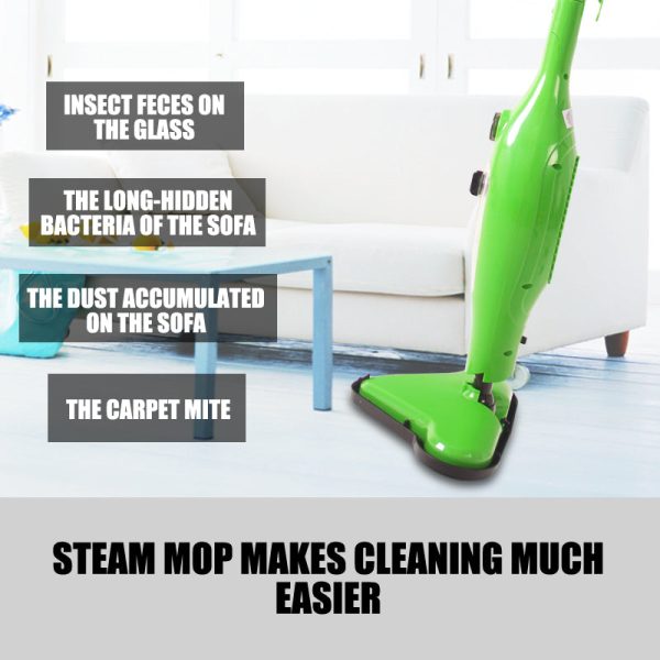 12-in-1 Foldable Steam Mop for Floor and Carpet Cleaning For Discount