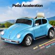 Kids Ride On Car | Licensed Volkswagen Beetle | Electric Toys | Horn Remote | 6V | Blue Supply