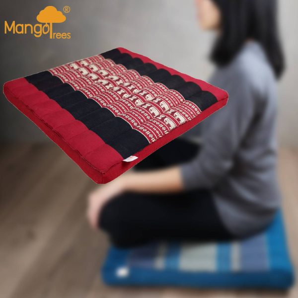 Thai Kapok Meditation Cushion Yoga Seat RedEle Online Sale