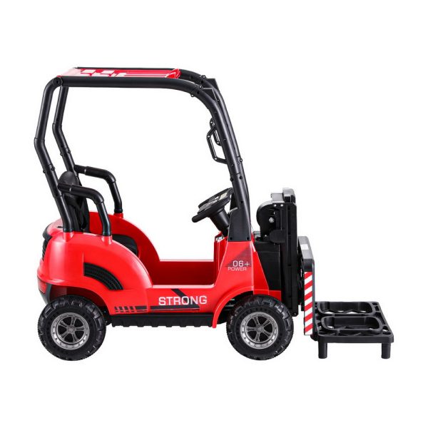 Rigo Kids Electric Ride On Car Forklift Loader Toys Cars Horn Remote 12V Red on Sale