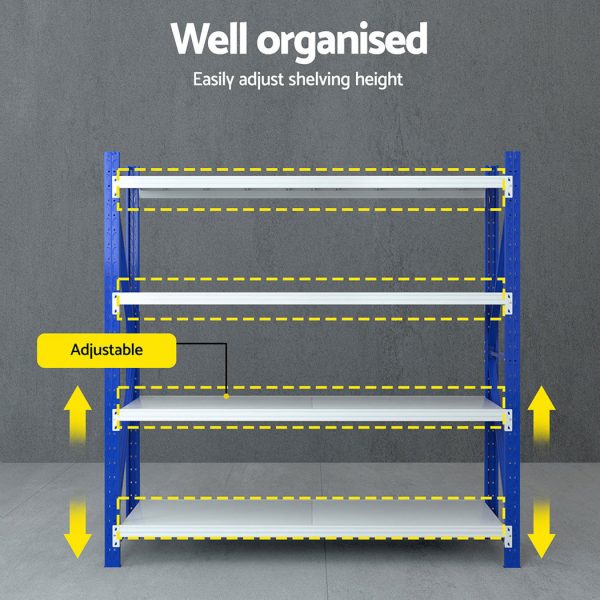 Giantz 2Mx2M Warehouse Shelving Garage Rack Hot on Sale