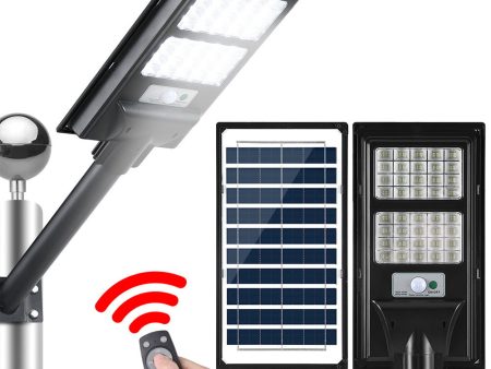 Leier 160 LED Solar Street Light Flood Motion Sensor Remote on Sale