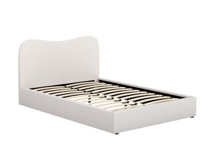 Artiss Bed Frame Double Size Boucle DARA For Discount