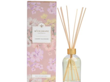 Wick2Ware Australia Fragrance Reed Diffuser Cherry blossom 200ml 7.1 fl oz Discount