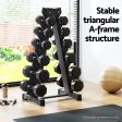 Everfit Dumbbells Rack 6 Tier Dumbbell Stand Home Gym Storage 200kg Capacity For Cheap