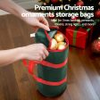 Jingle Jollys Christmas Baubles Storage Bag Xmas Ornaments Bag Container Green on Sale