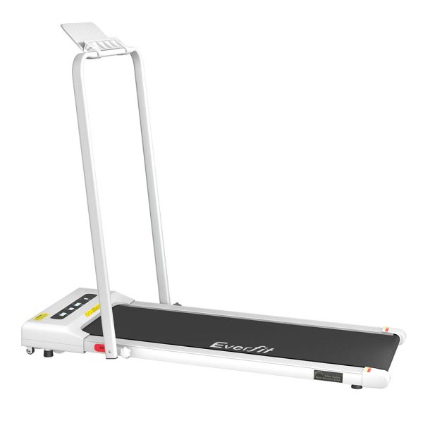 Everfit Treadmill Electric Walking Pad Under Desk Home Gym Fitness 380mm White on Sale