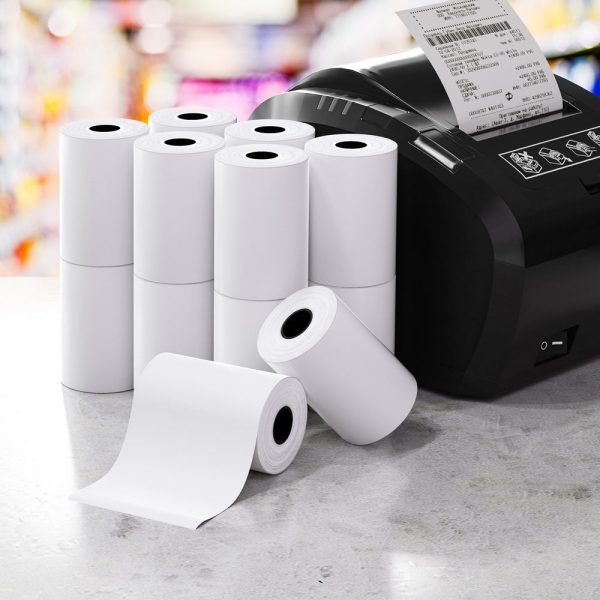 200 Rolls Thermal Label Paper Printer Paper Cash Register POS Receipt Roll on Sale