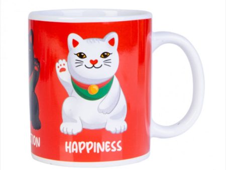 Lucky Kitty Coffee Mug | Whimsical Cat-Inspired Coffee Mug For Discount