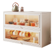 Acrylic Kitchen Cup Storage Cabinet | Tabletop Tea Cup Organizer Online Sale