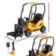 Rigo Kids Electric Ride On Car Forklift Loader Toys Cars Horn Remote 12V Yellow Sale