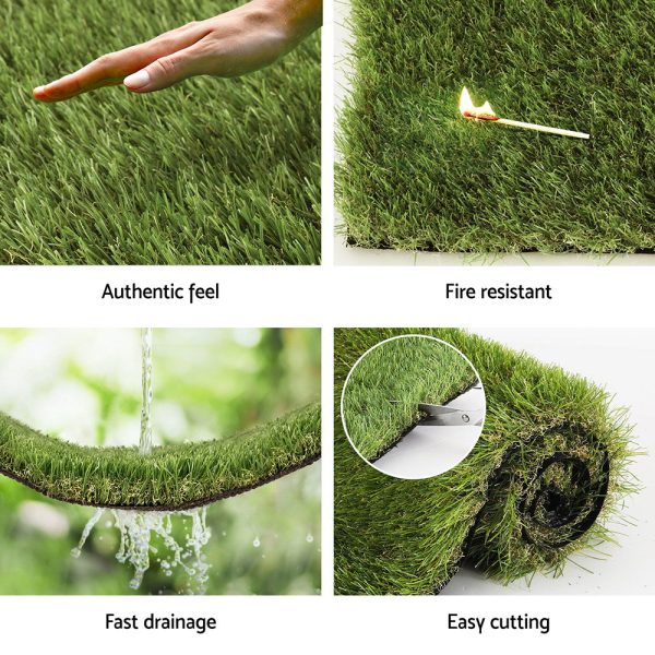 Primeturf Artificial Grass | 45mm | 1mx10m | Synthetic Fake Lawn Turf | Plastic Plant | 4-coloured For Discount