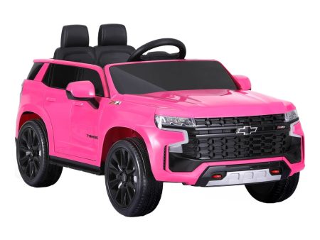 Kids Ride On Car | Licensed Chevrolet Tahoe | Electric Toys | Horn Remote | 12V | Pink Sale