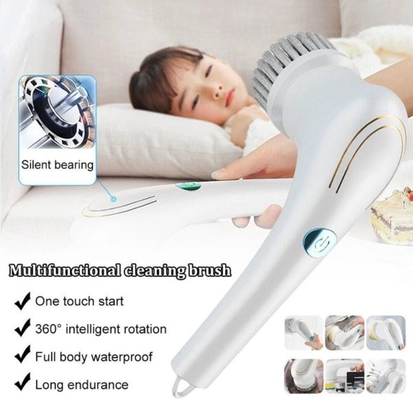 5-In-1 Cordless Electric Cleaning Brush | USB Rechargeable Sale