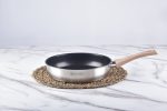 Kylin 304 Stainless Steel Mousse Frying Pan 24cm | High-Quality Cooking Pan Supply