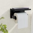 Cefito Toilet Paper Roll Holder w  Storage Shelf For Sale