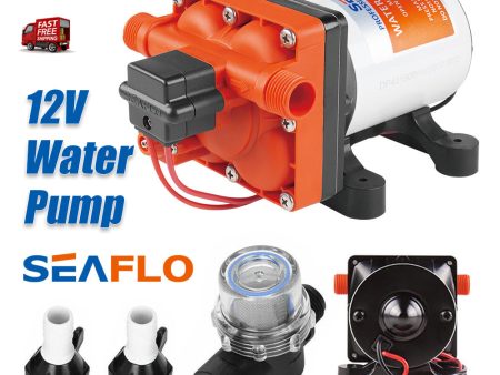 3 G m RV Supreme 12V Water Pump | Caravan Motorhome Camper Trailer Boat | Seaflo Fashion