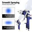 Giantz 2PC HVLP Air Spray Gun Gravity Feed Cup Nozzles Included Fashion