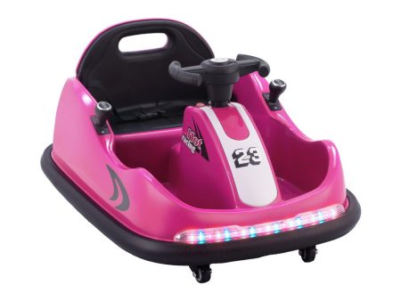 Rigo Kids Ride On Car Bumper Kart 6V Electric Toys Cars Remote Control Pink Online Sale