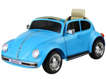 Kids Ride On Car | Licensed Volkswagen Beetle | Electric Toys | Horn Remote | 6V | Blue Supply