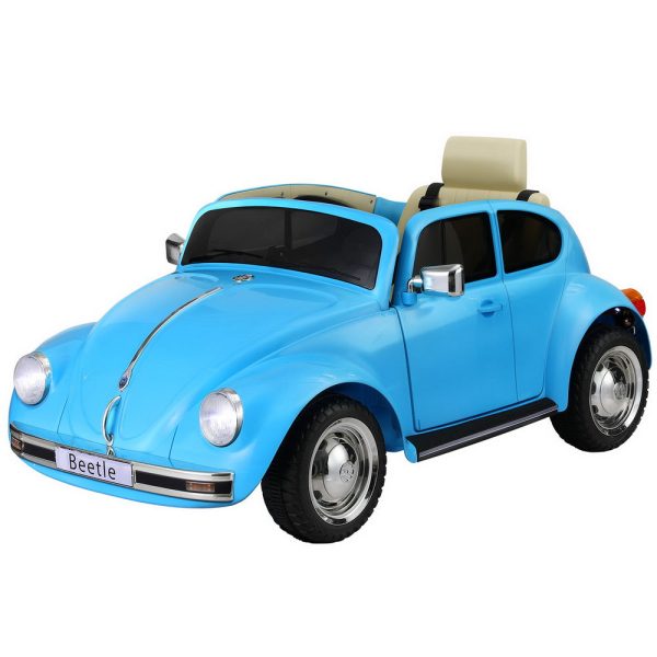 Kids Ride On Car | Licensed Volkswagen Beetle | Electric Toys | Horn Remote | 6V | Blue Supply