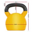 Everfit 20kg Kettlebell Set Weightlifting Bench Dumbbells Kettle Bell Gym Home For Discount