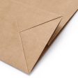 100pcs Bulk Kraft Paper Bags Pack Brown Shopping Retail Gift Bags Reusable Brown Hot on Sale