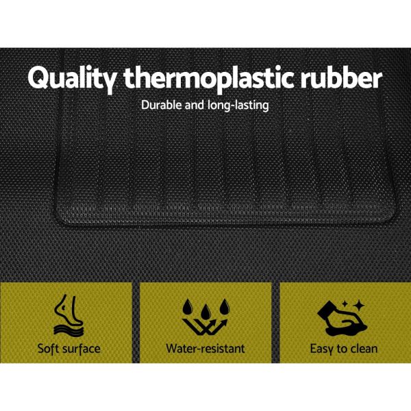 Weisshorn Car Rubber Floor Mats for Tesla Model 3 2021-2022 | Front and Rear Supply