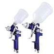 Giantz 2PC HVLP Air Spray Gun Gravity Feed Cup Nozzles Included Fashion