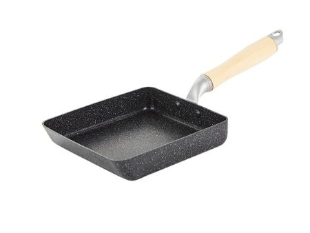 Justcook 15*18cm JSHS-IH1518-5 Tamagoyaki Omelette Pan - Black | Black Non-Stick Omelette Pan Online Hot Sale