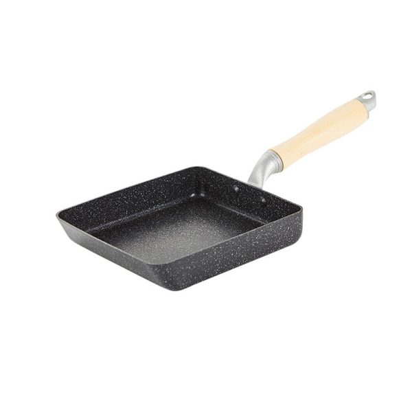 Justcook 15*18cm JSHS-IH1518-5 Tamagoyaki Omelette Pan - Black | Black Non-Stick Omelette Pan Online Hot Sale