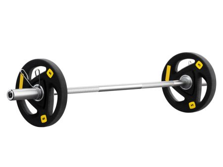 Everfit Barbells Set 16kg 120cm Dumbbells Barbells Plate Weight Lifting Home Gym Online