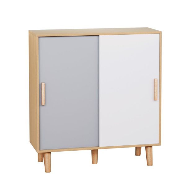 Artiss Shoe Cabinet 30 Pairs Sliding Doors For Sale