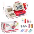 Keezi Kids Cash Register Calculator Pretend Play Shops Money Checkout Toys Set Online Hot Sale