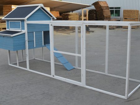 371cm Blue XXL Chicken Coop | Rabbit, Guinea Pig Hutch, Ferret, Cat, Kitten House on Sale