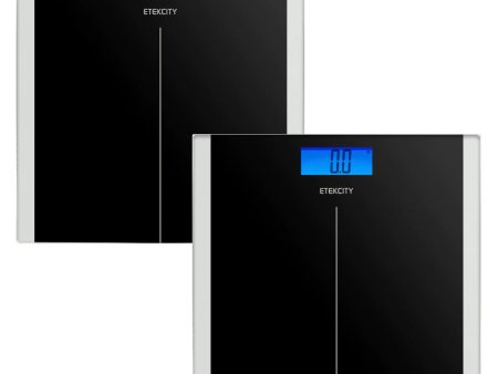 Etekcity Digital Body Weight Bathroom Scale - Black - 2 Pack For Cheap