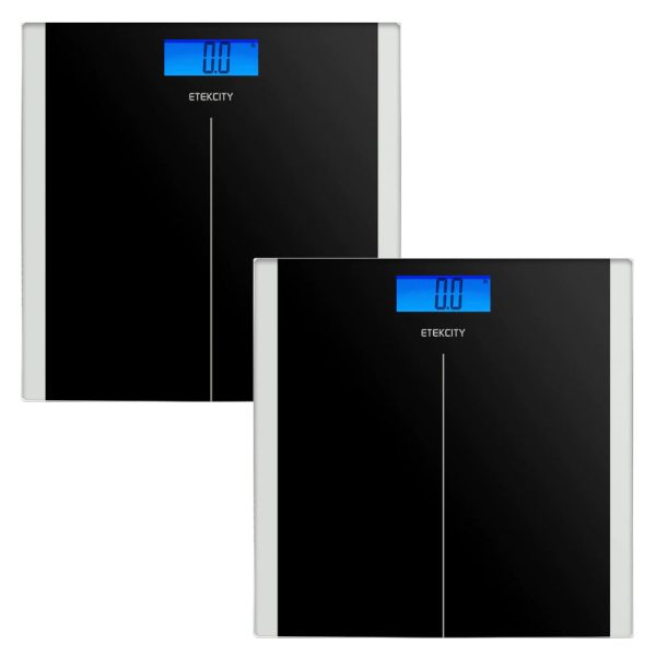 Etekcity Digital Body Weight Bathroom Scale - Black - 2 Pack For Cheap