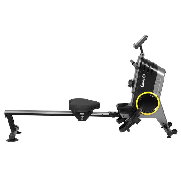 Everfit Rowing Machine 12 Levels Magnetic Rower Fitness Gym Cardio Workout Supply