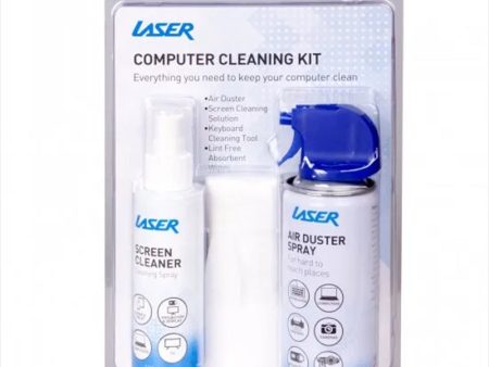 Laser Clean Range Kit | 125ML Spray & 150ML Air Duster Supply