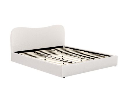 Artiss Bed Frame King Size Boucle DARA Hot on Sale