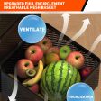 Removable Kitchen Trolley Cart | Vegetable Storage Organiser Holder | Rotating Rack Supply