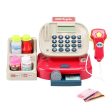 Keezi Kids Cash Register Calculator Pretend Play Shops Money Checkout Toys Set Online Hot Sale