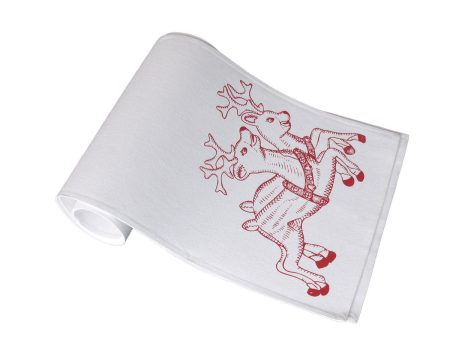 Reindeers Christmas Print Table Runner | 33 x 180cm Fashion